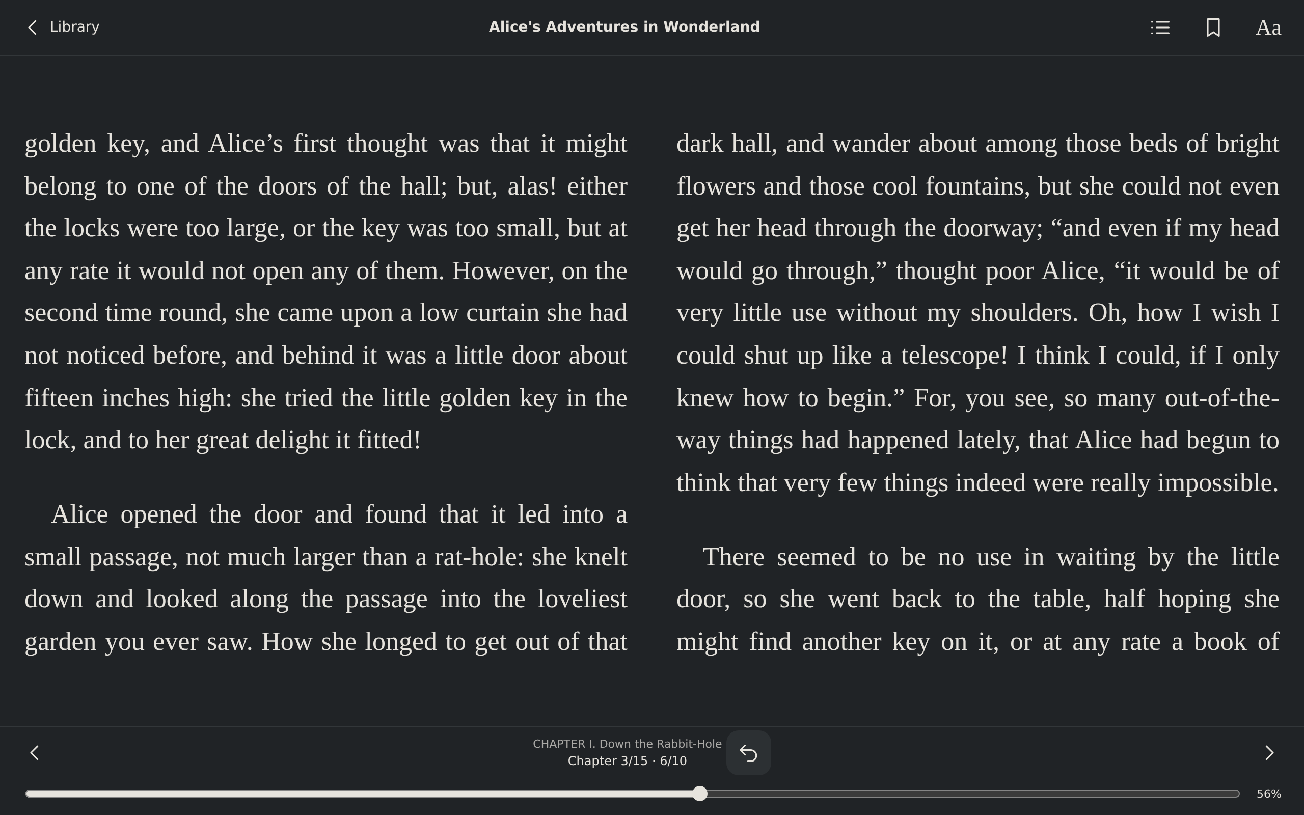 Reader Position Controls, Web Web DOM
