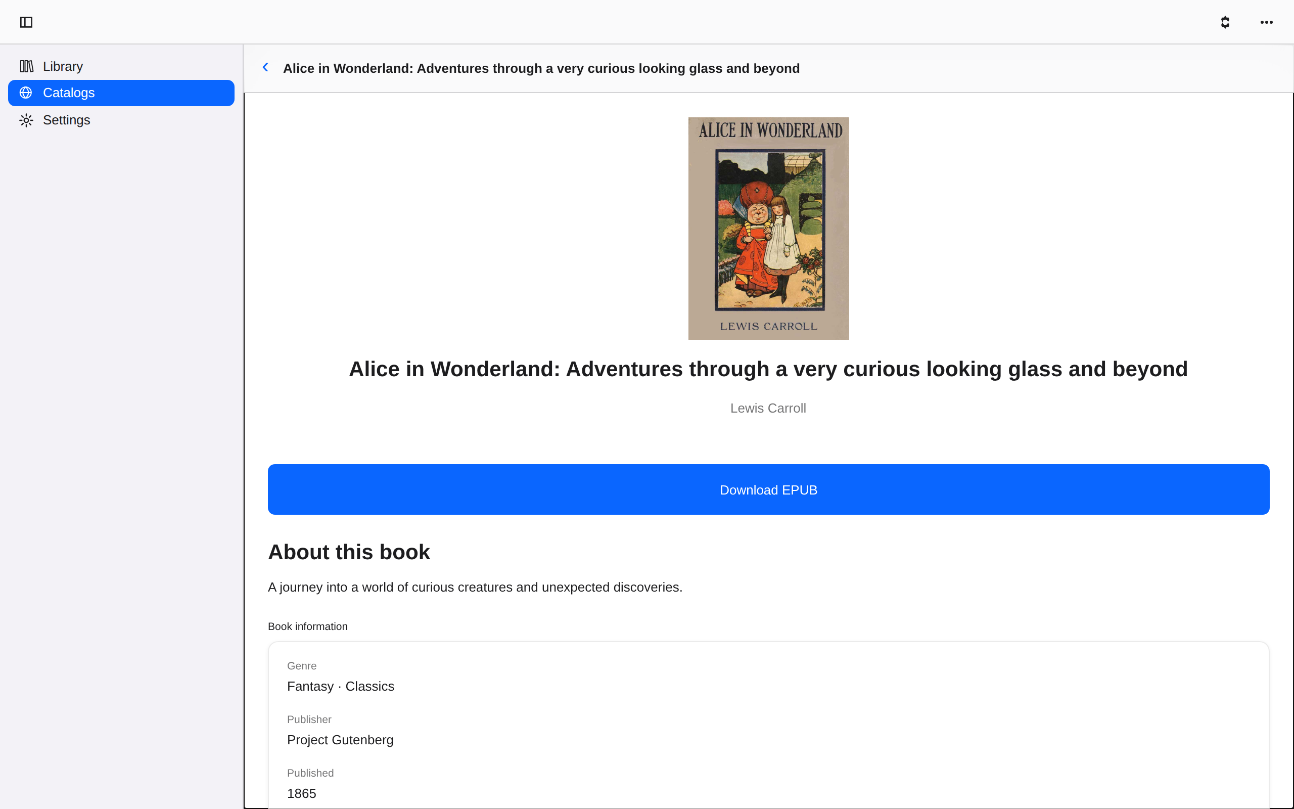 Remote Book Overview, Web Web DOM