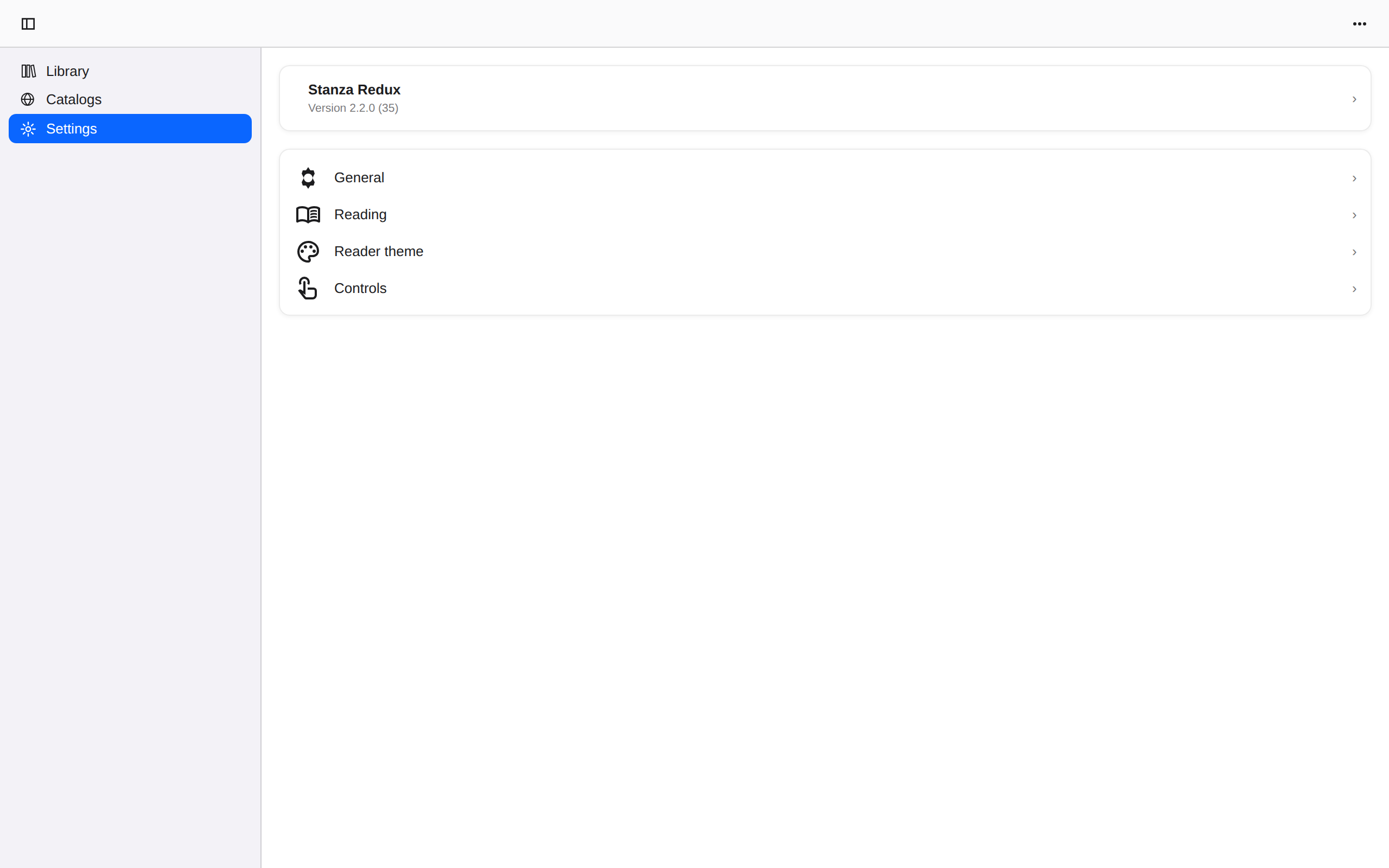 Settings Page, Web Web DOM