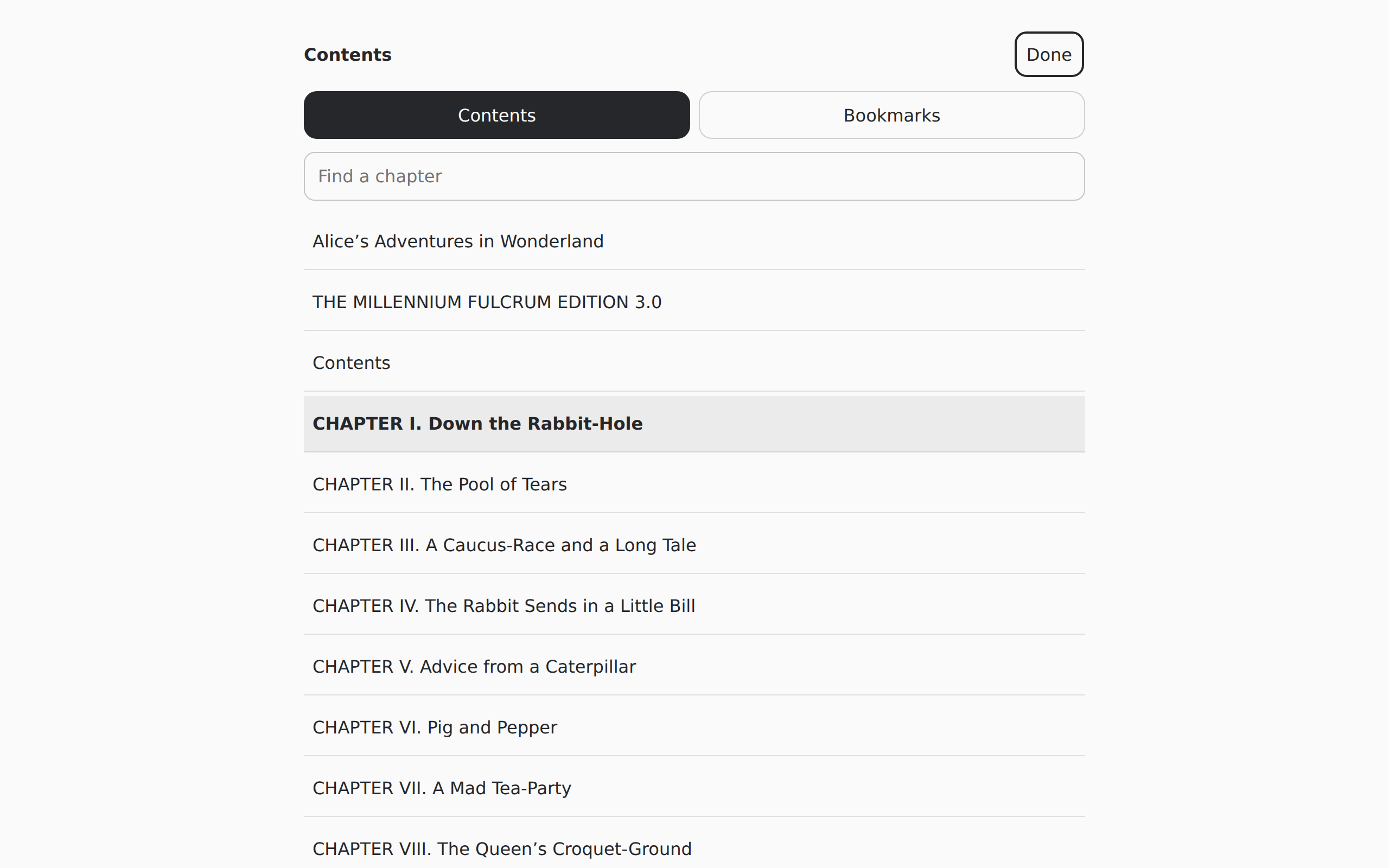 Contents, Web Web DOM