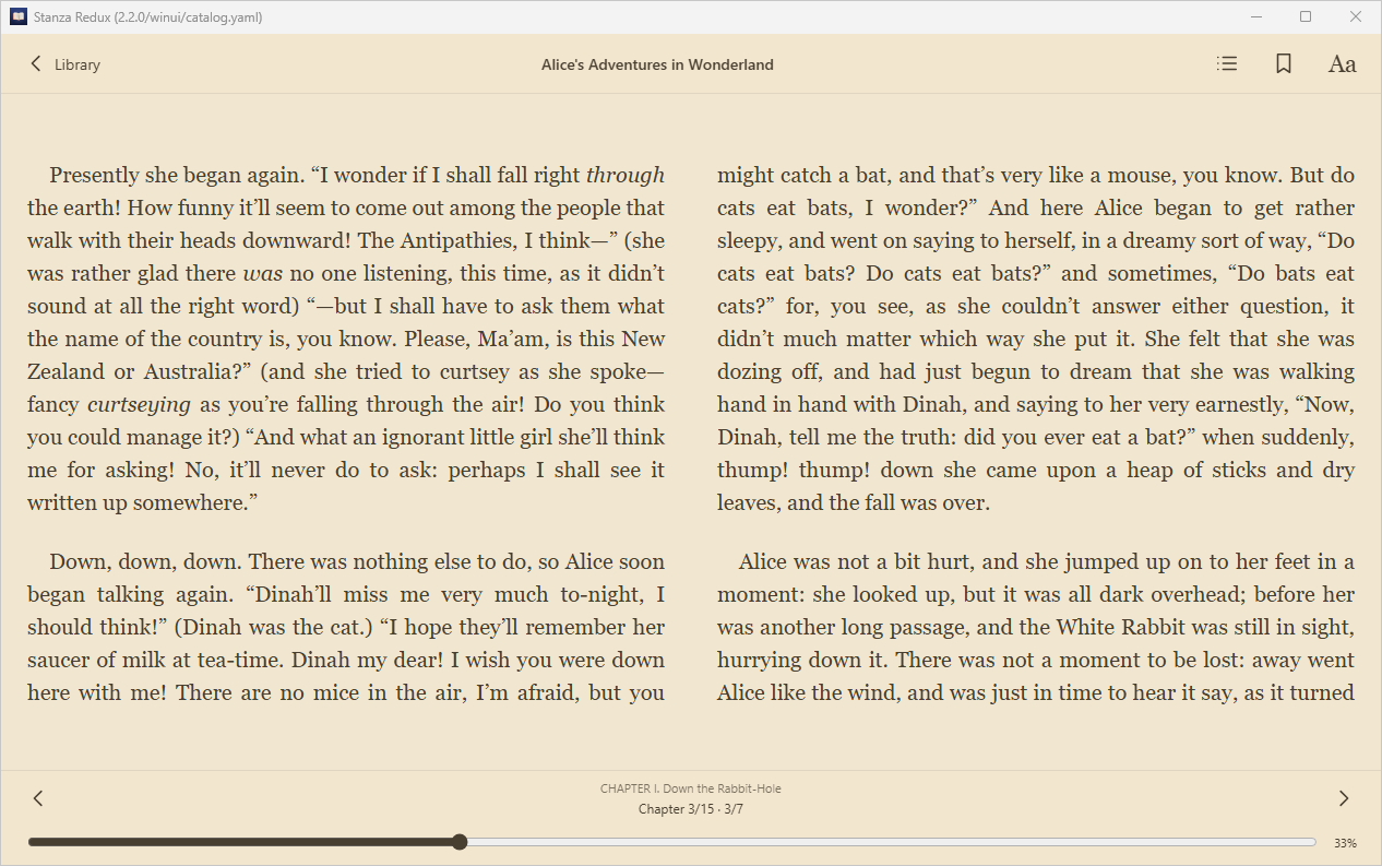 Acquired Reader, Windows WinUI 3