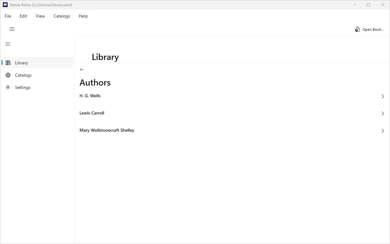 Library Authors, Windows WinUI 3