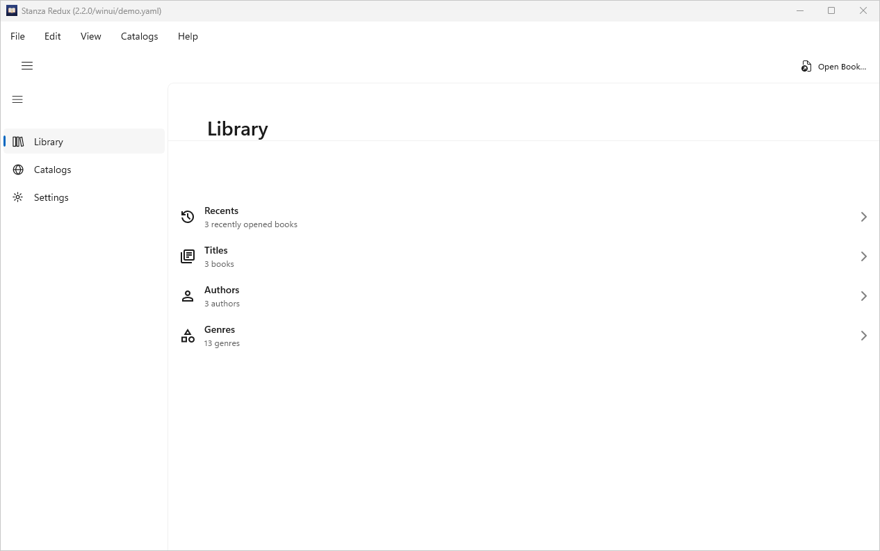 Library, Windows WinUI 3