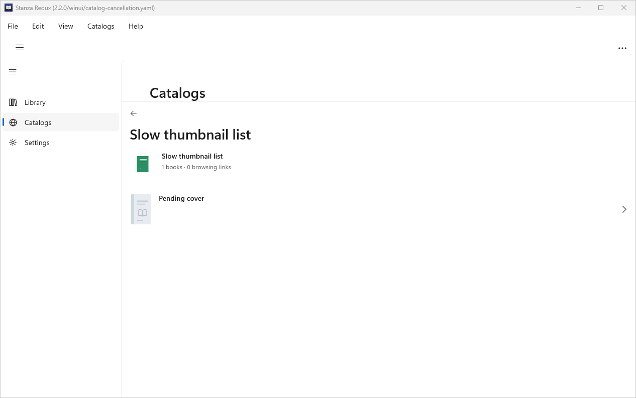 Pending Thumbnail, Windows WinUI 3