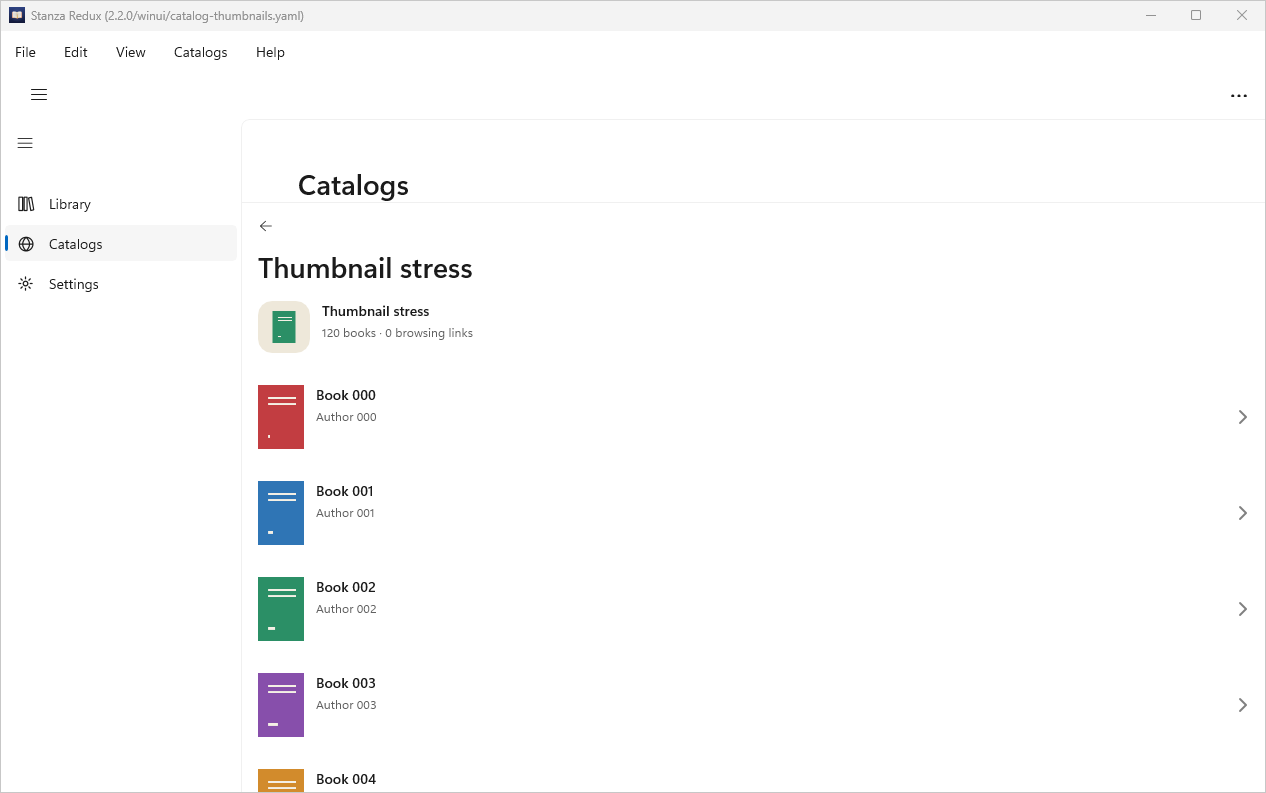 Thumbnails Loaded, Windows WinUI 3