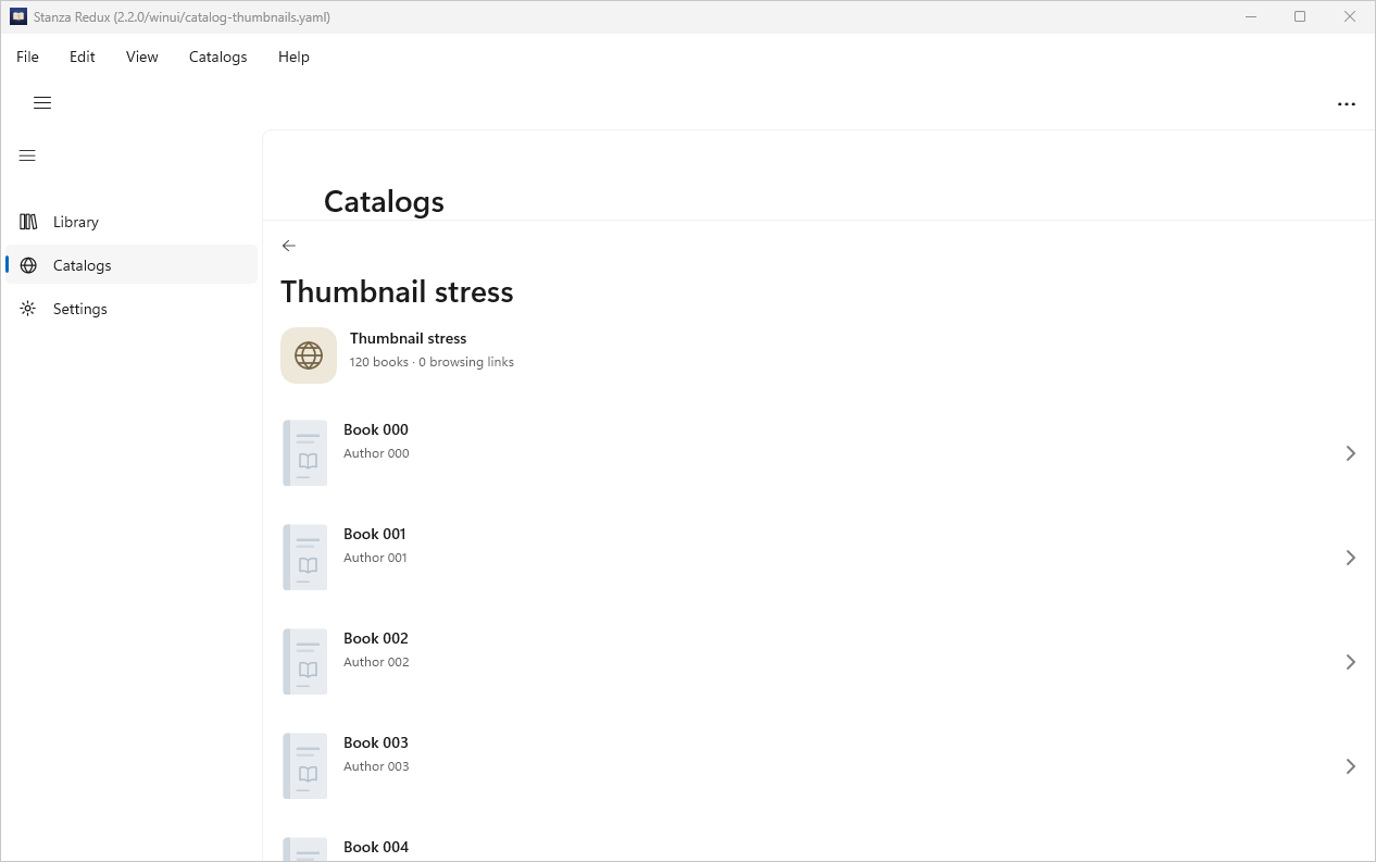 Thumbnails Loading, Windows WinUI 3